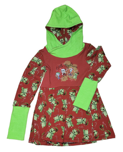 9-12 Year Nightmare Hooded Tunic