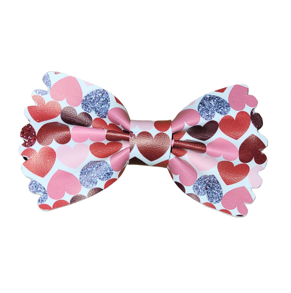 Valentine's Day Scalloped Bows