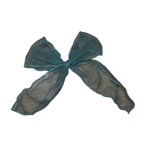 Glitter Tulle Bows